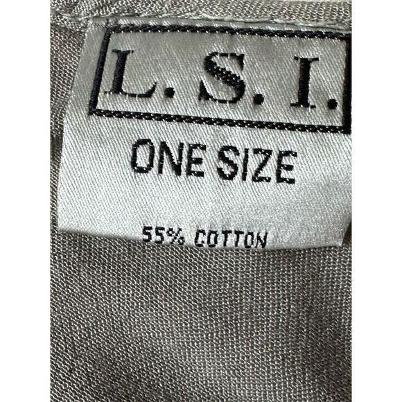 L.S.I. Women's Bohemian Midi Sundress Leaf Floral Print - Picture 3 of 4